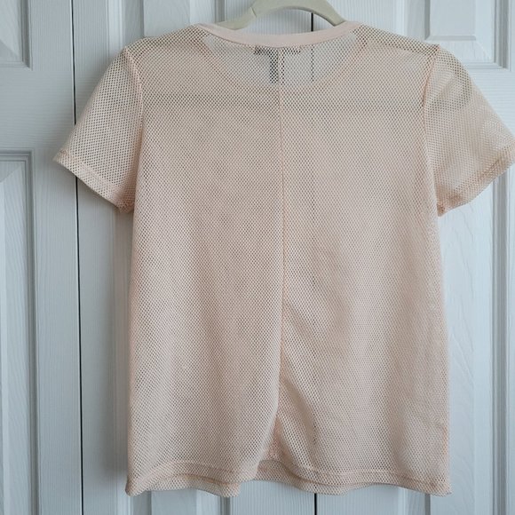 Forvever21 pink mesh t-shirt - Picture 5 of 5